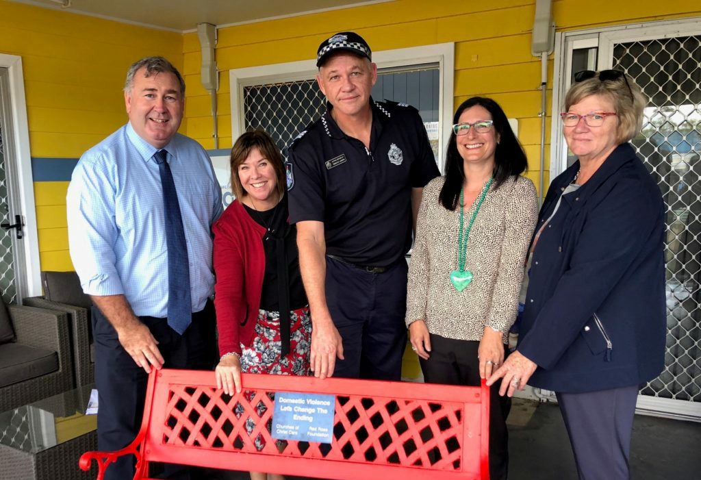 Red Bench a reminder of domestic violence and support – Bundaberg Now