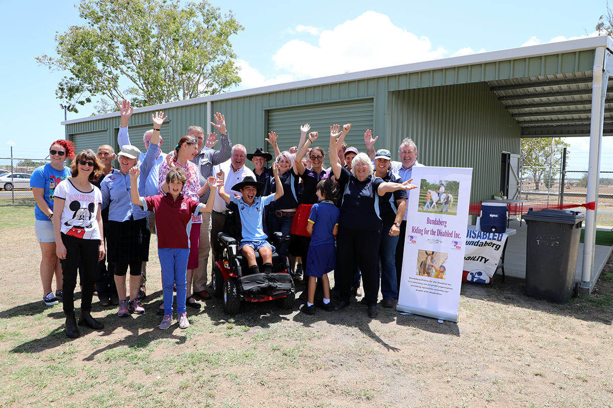 Riding For Disabled Unveil New Shed – Bundaberg Now