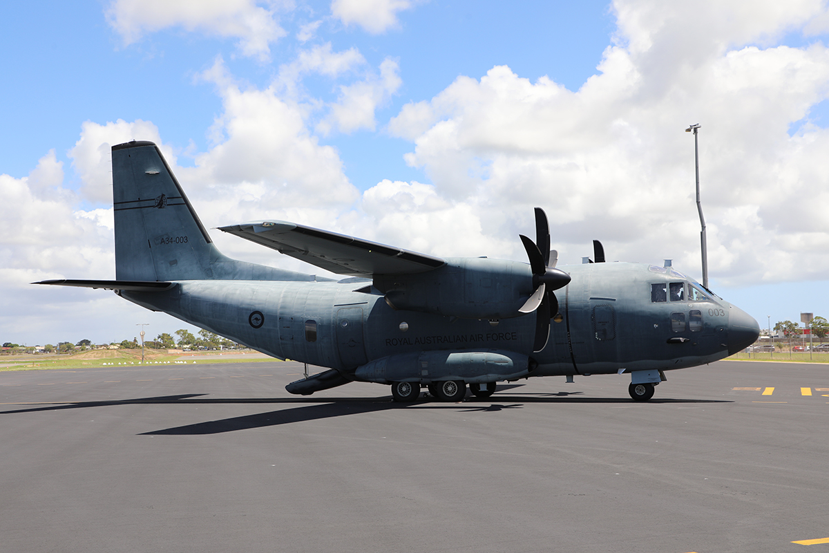 C-27J Spartan Touches Down At Bundaberg Airport – Bundaberg Now