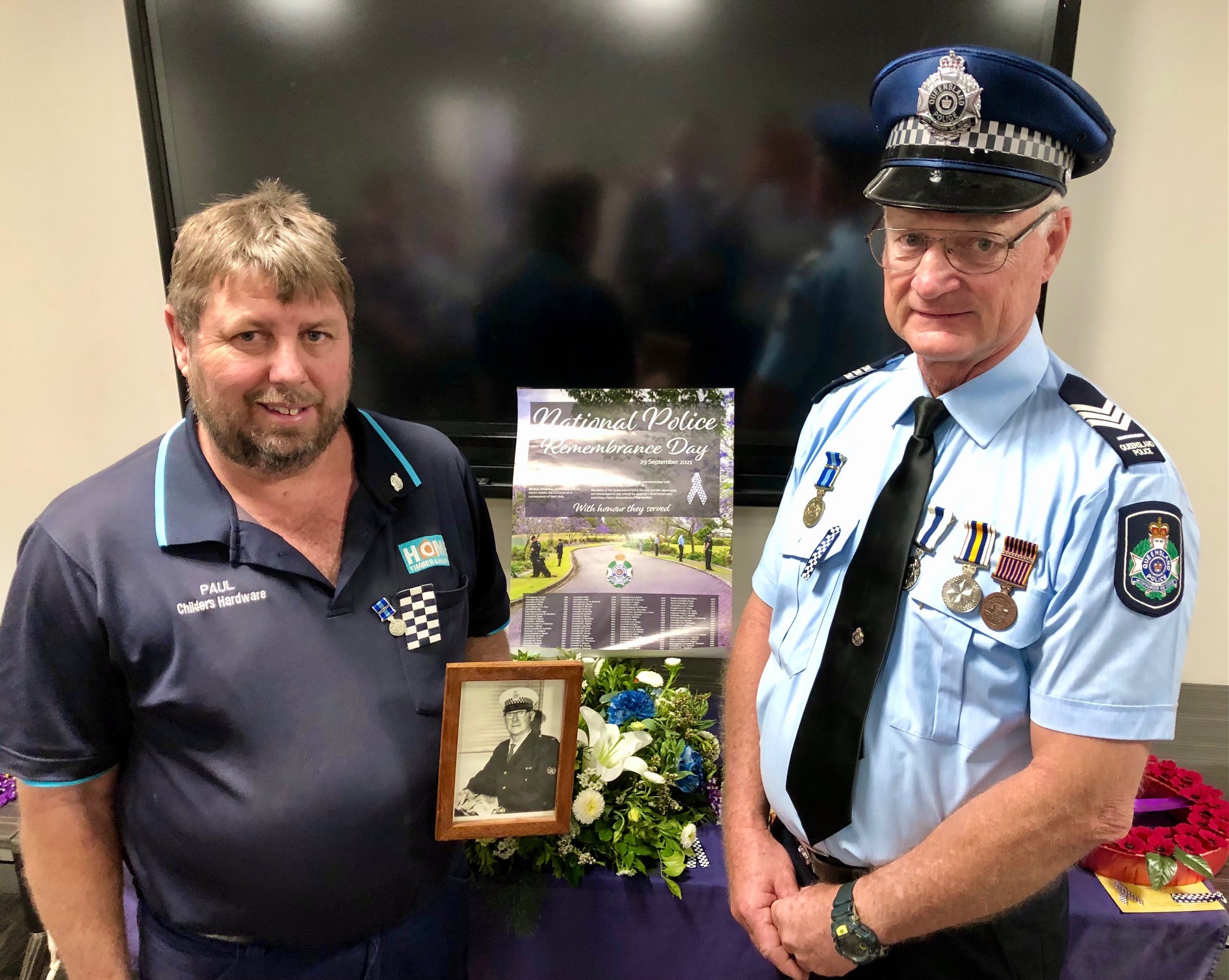 Community and colleagues remember fallen officers Bundaberg Now