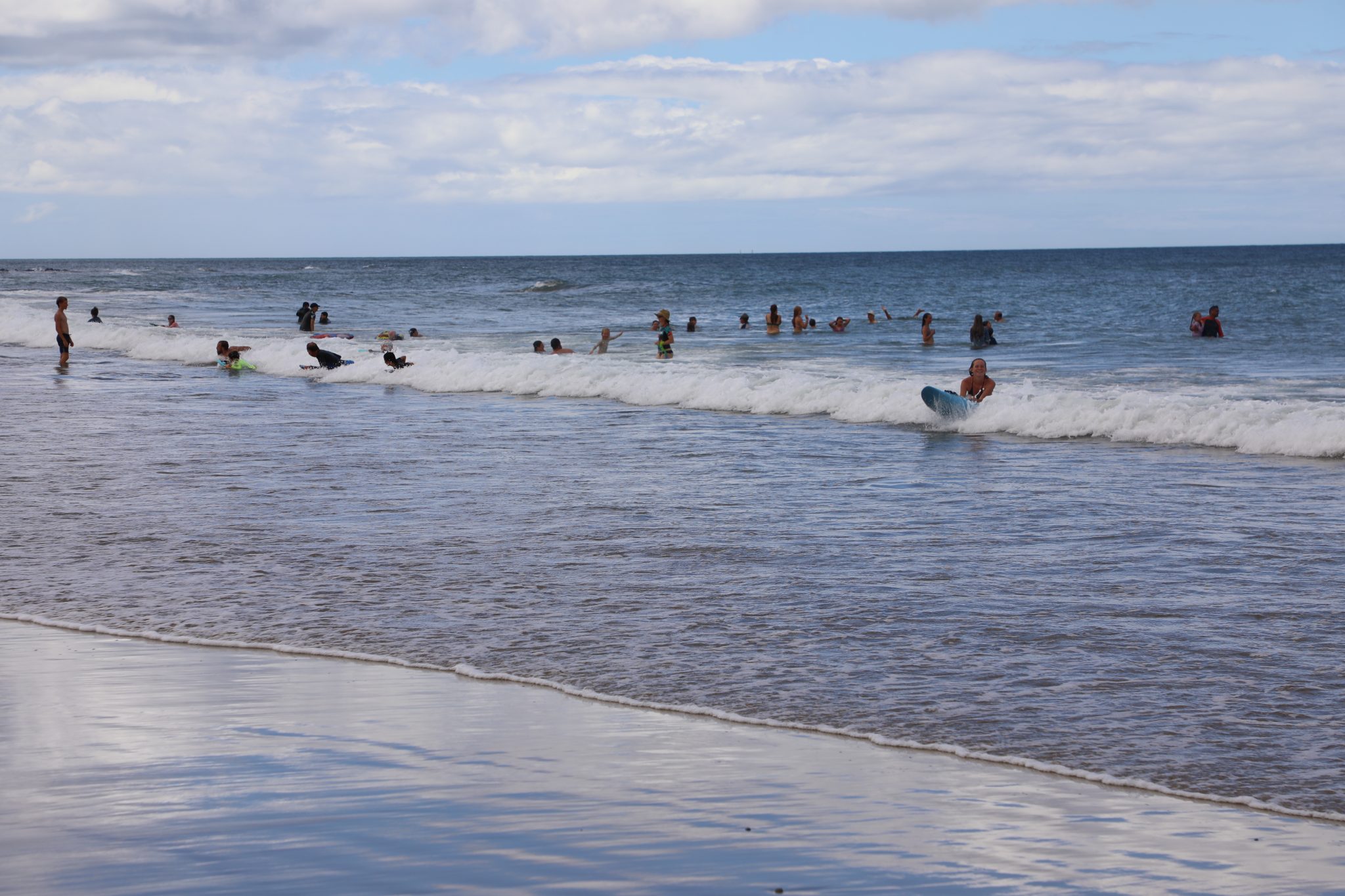 Easter weekend beach