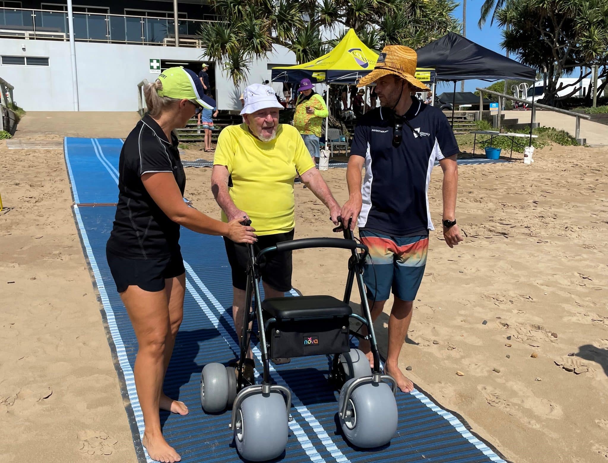 Murray Feels The Ocean On His Feet Once Again Bundaberg Now