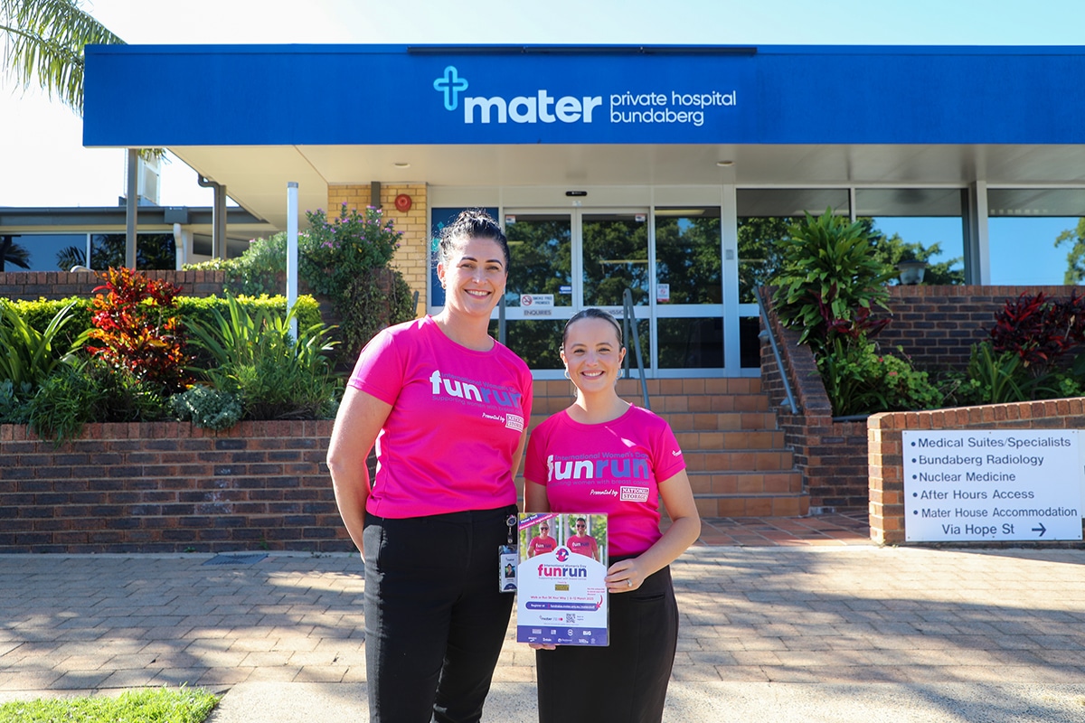 Go pink and pound pavement for Mater Fun Run Bundaberg Now