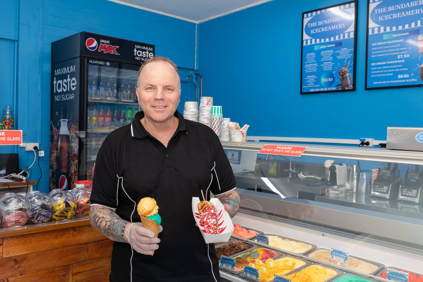 Scott serves up happiness at new ice creamery – Bundaberg Now