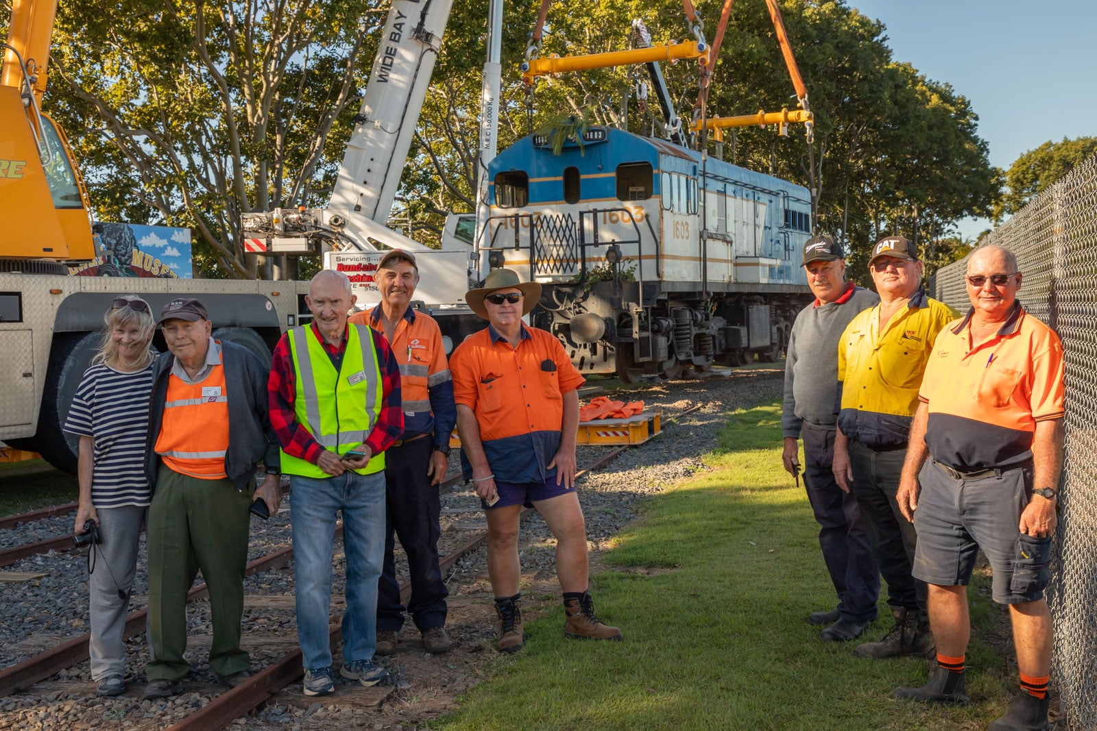 Railway Museum Home To Historic Locomotive Bundaberg Now   20230711 DieselTrainRelocation 219 1 