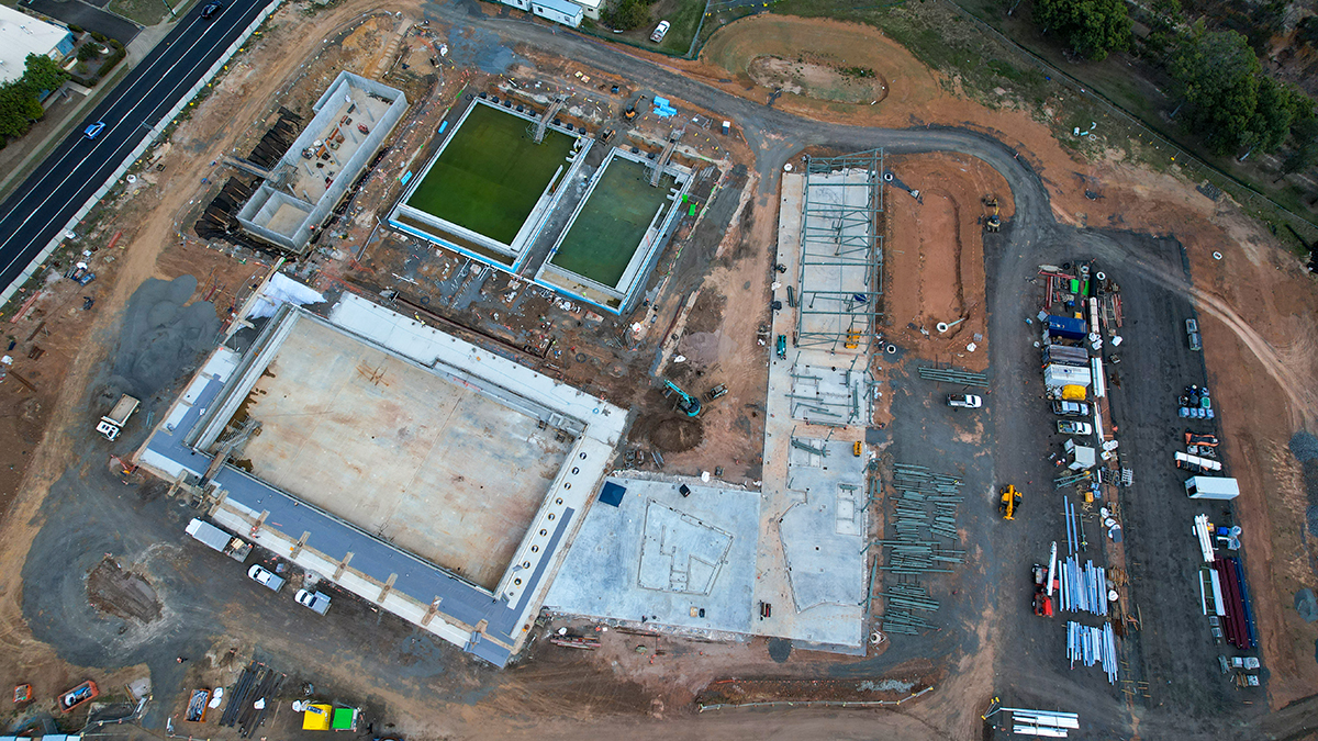 Aquatic Centre Buildings Take Shape – Bundaberg Now