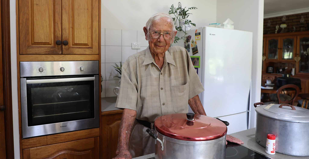 Tony Osborn's soup-er 100 year milestone – Bundaberg Now