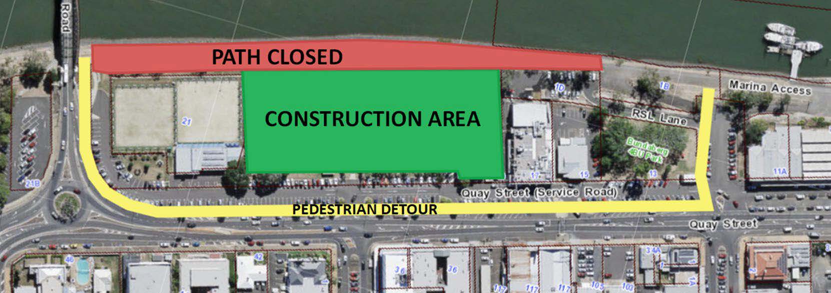 Riverside Walkway temporary closure Bundaberg Now