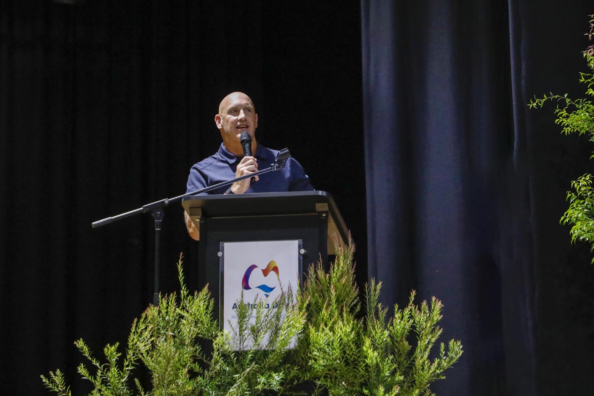 Craig Holden was named Citizen of the Year at the Bundaberg Region's 2024 Australia Day Awards, recognising his dedicated service to surf lifesaving in the region.