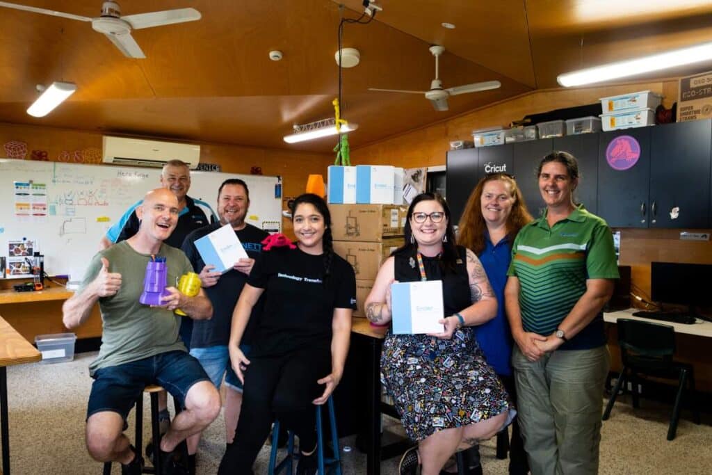 Queensland Computers 3D printer donation