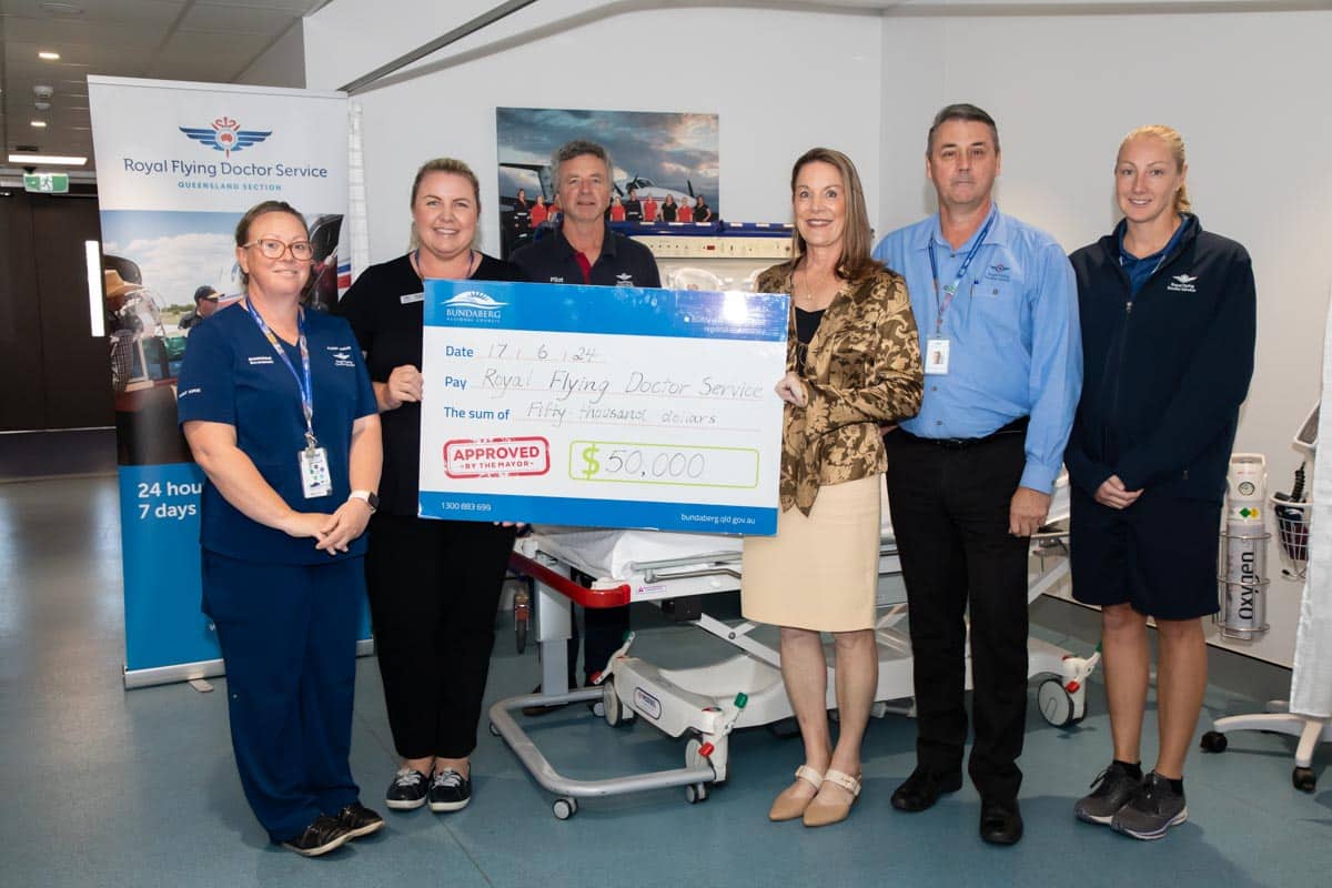 Council donation supports RFDS – Bundaberg Now