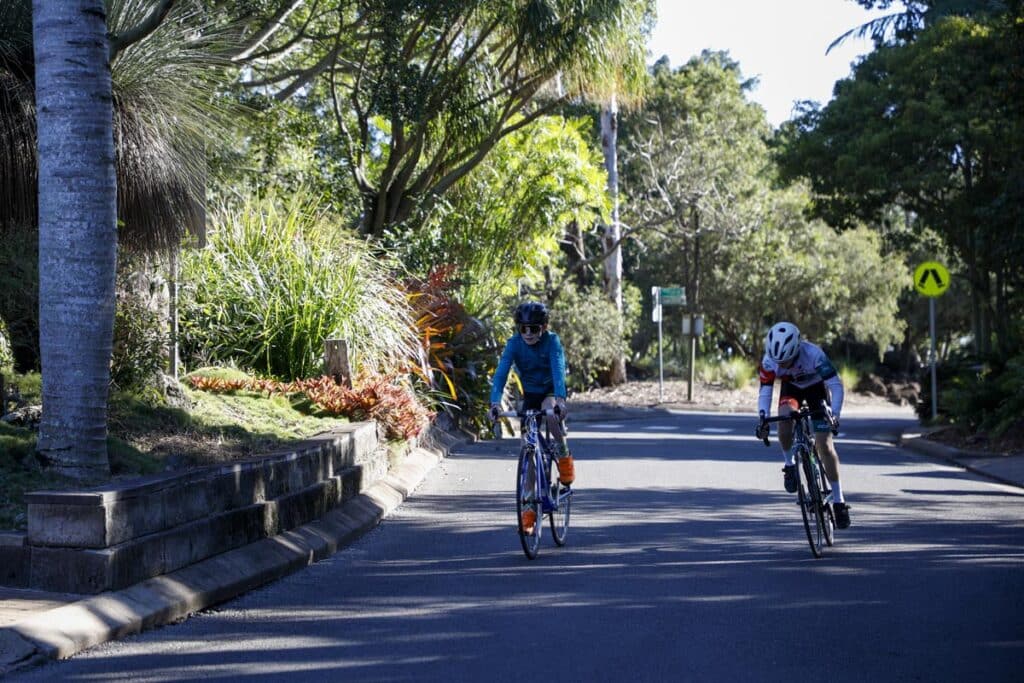 Queensland Road Cycling Championships at the Bundaberg Botanic Gardens.