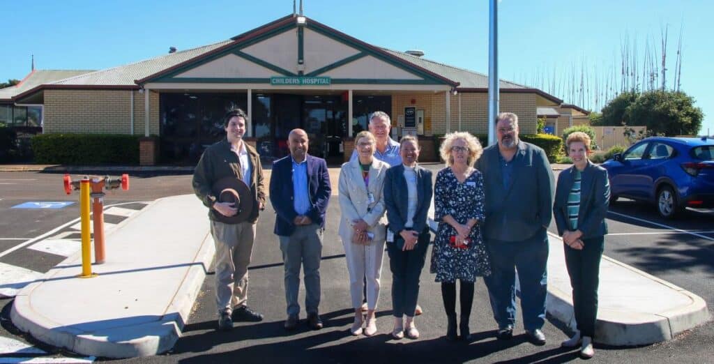 Improved parking at Childers Multipurpose Health Service has provided 25 additional parking spaces.