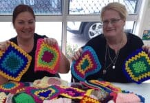 Yarnbombing for Daffodil Day