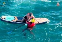 teenage paddleboarder rescued