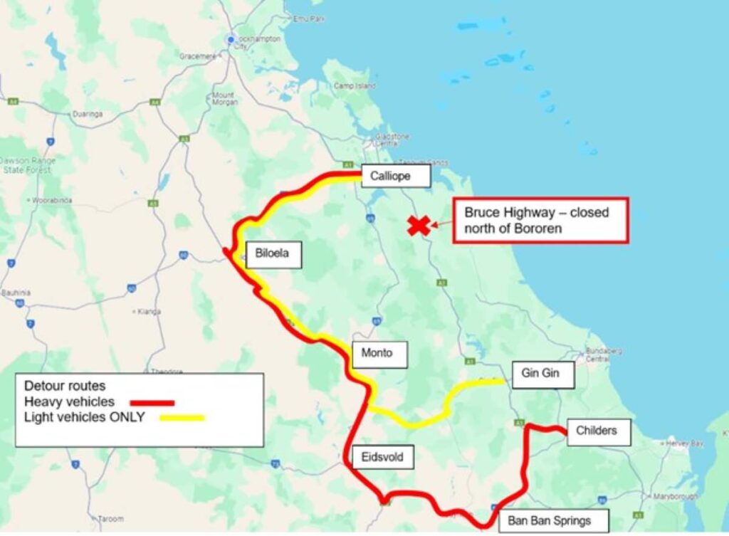 Bruce Highway closure