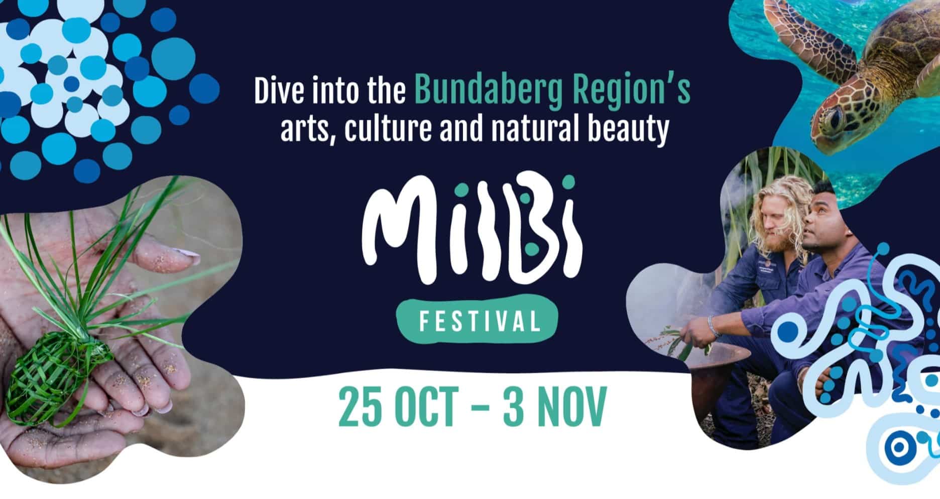 Events that involve art, sport and an Indigenous morning tea are on offer at this year's Milbi Festival.