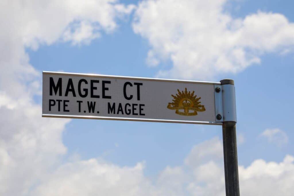 Private Magee Streets of Remembrance