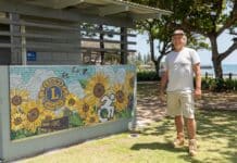 Bill Fritz park mosaic mural