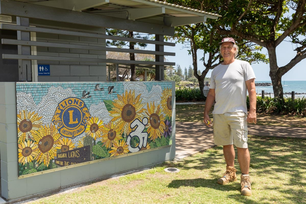 Bill Fritz park mosaic mural