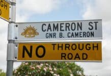 Cameron Street Streets of Remembrance