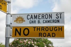 Cameron Street Streets of Remembrance